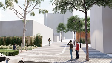 Clifton Street shared zone