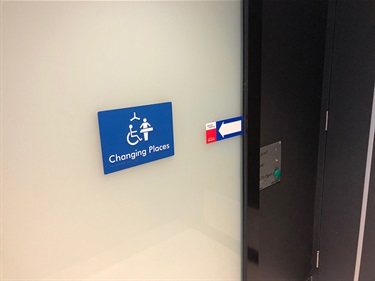 Changing Places entrance