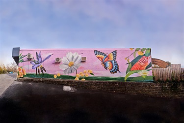 Malvern Valley mural south wall