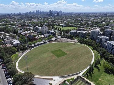 Toorak Park aerial October 2023