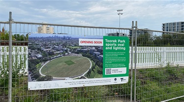 Oval opening soon December 2023
