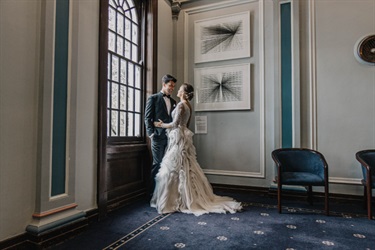 Malvern Town Hall upper foyer wedding