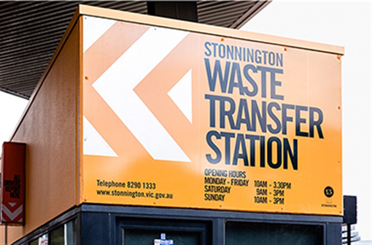 Drop off waste at the Waste Transfer Station City of Stonnington Drop off waste at the Waste Transfer Station City of Stonnington