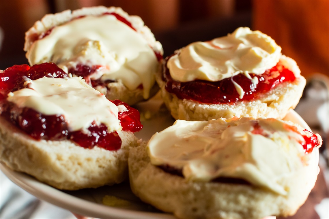 Scones and Jam, yum